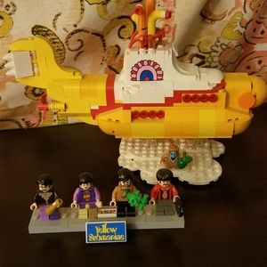 Beatles Yellow Submarine Full Lego Set